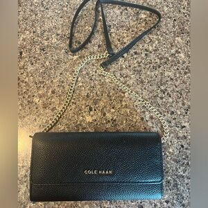 Cole Haan Wallet on a Chain (Black) *Brand New*